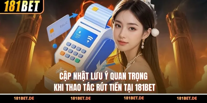 Cập Nhật Quy Trình Rút Tiền 181bet Ổn Định, Nhanh Chóng 4 Cập nhật lưu ý quan trọng khi thao tác rút tiền tại 181bet