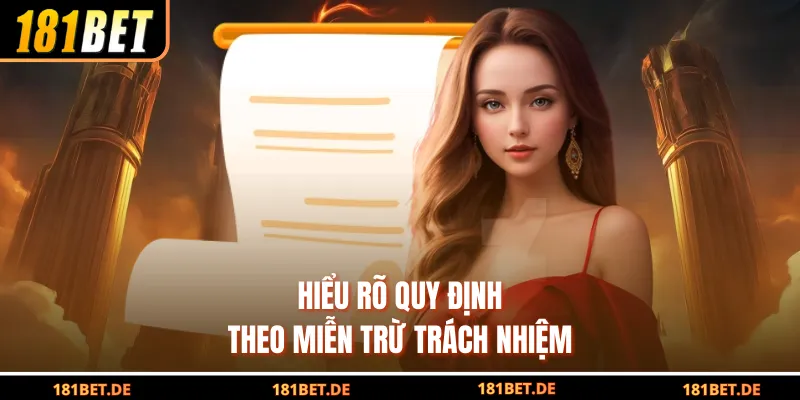Miễn Trừ Trách Nhiệm - Giới Hạn Của Nhà Cung Cấp Dịch Vụ 1 Hiểu rõ quy định theo miễn trừ trách nhiệm
