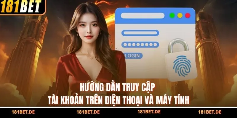 Đăng Nhập 181BET Đơn Giản, Nhanh Chóng Chỉ Trong 3 Phút 3 Hướng dẫn truy cập tài khoản trên điện thoại và máy tính