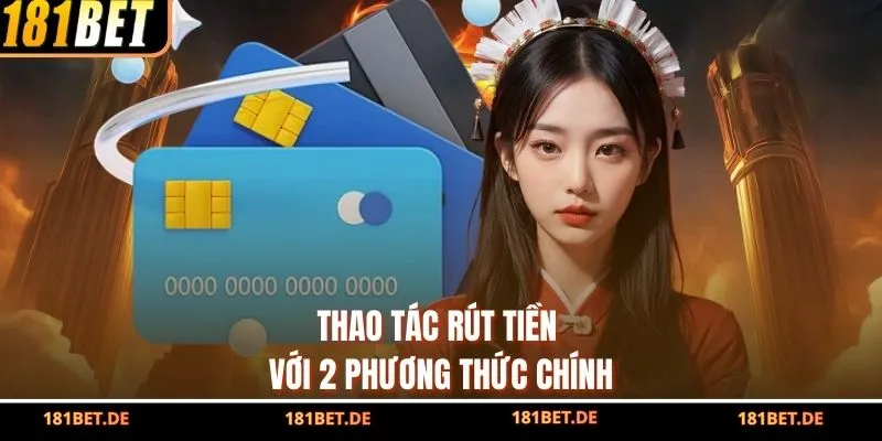 Cập Nhật Quy Trình Rút Tiền 181bet Ổn Định, Nhanh Chóng 3 Thao tác rút tiền 181bet với 2 phương thức chính